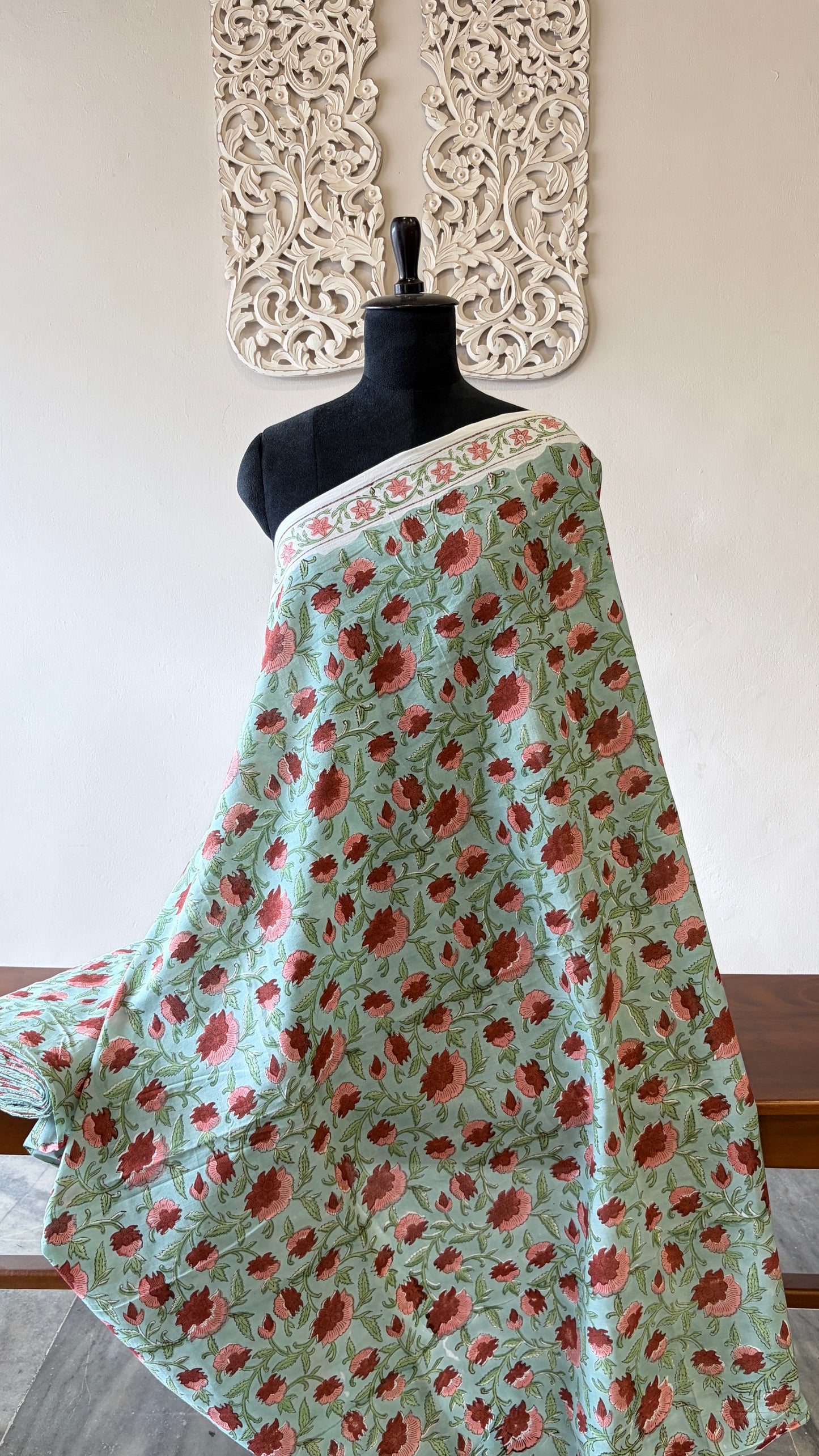 Pure Jaipur handblock fabric