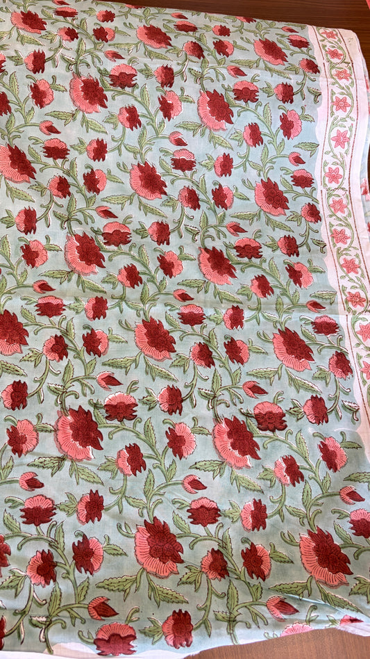 Pure Jaipur handblock fabric
