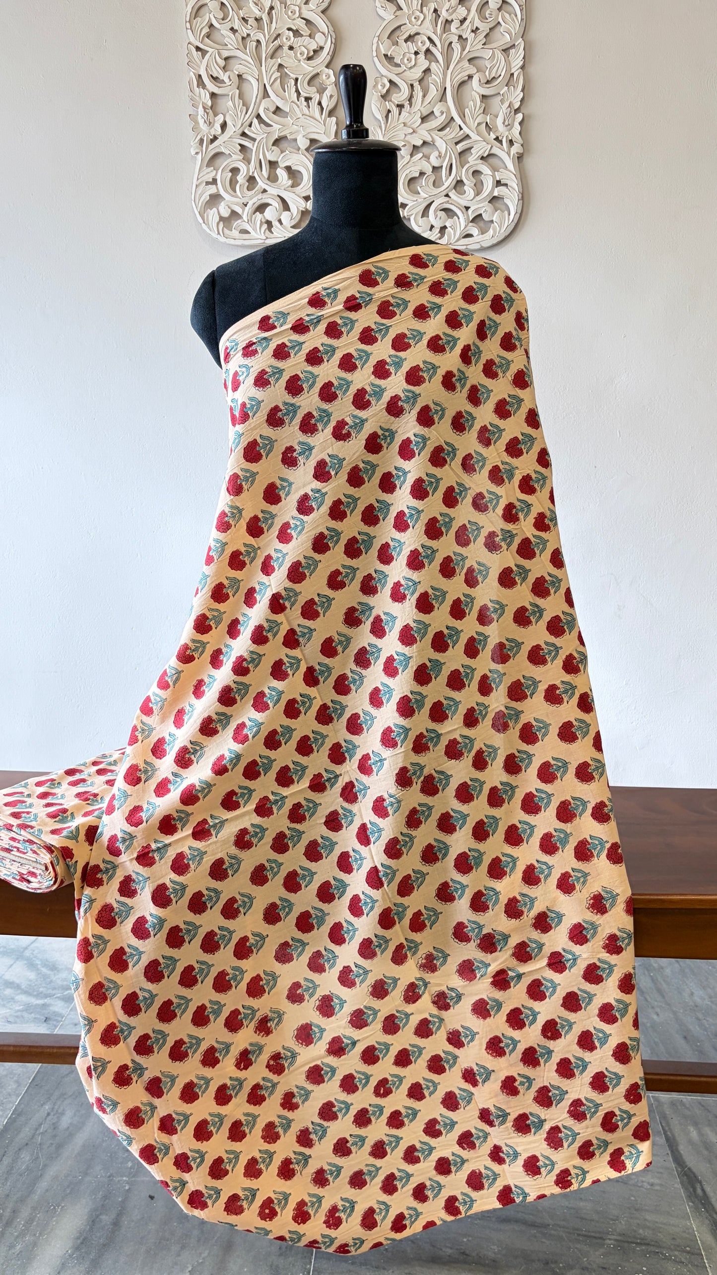 Pure Jaipur handblock fabric