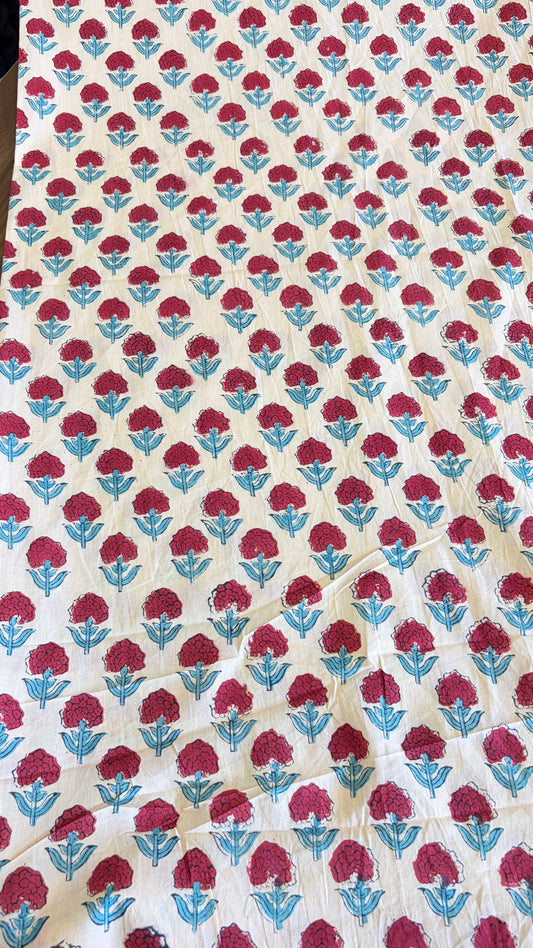 Pure Jaipur handblock fabric