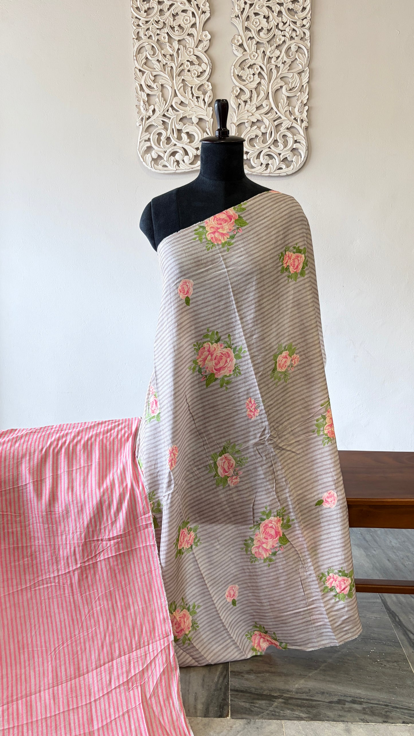 Printed Muslin Grey