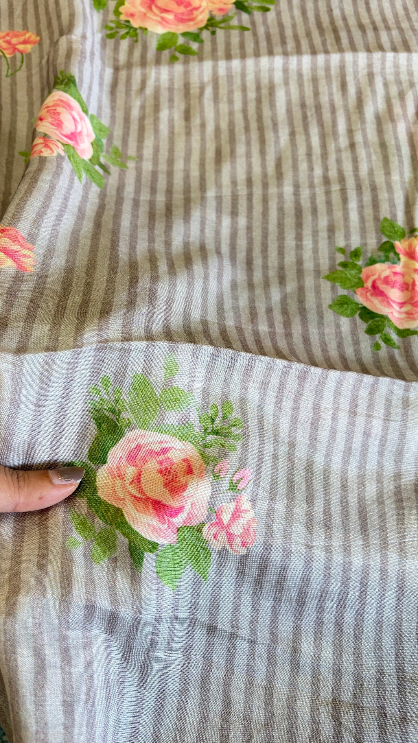 Printed Muslin Grey