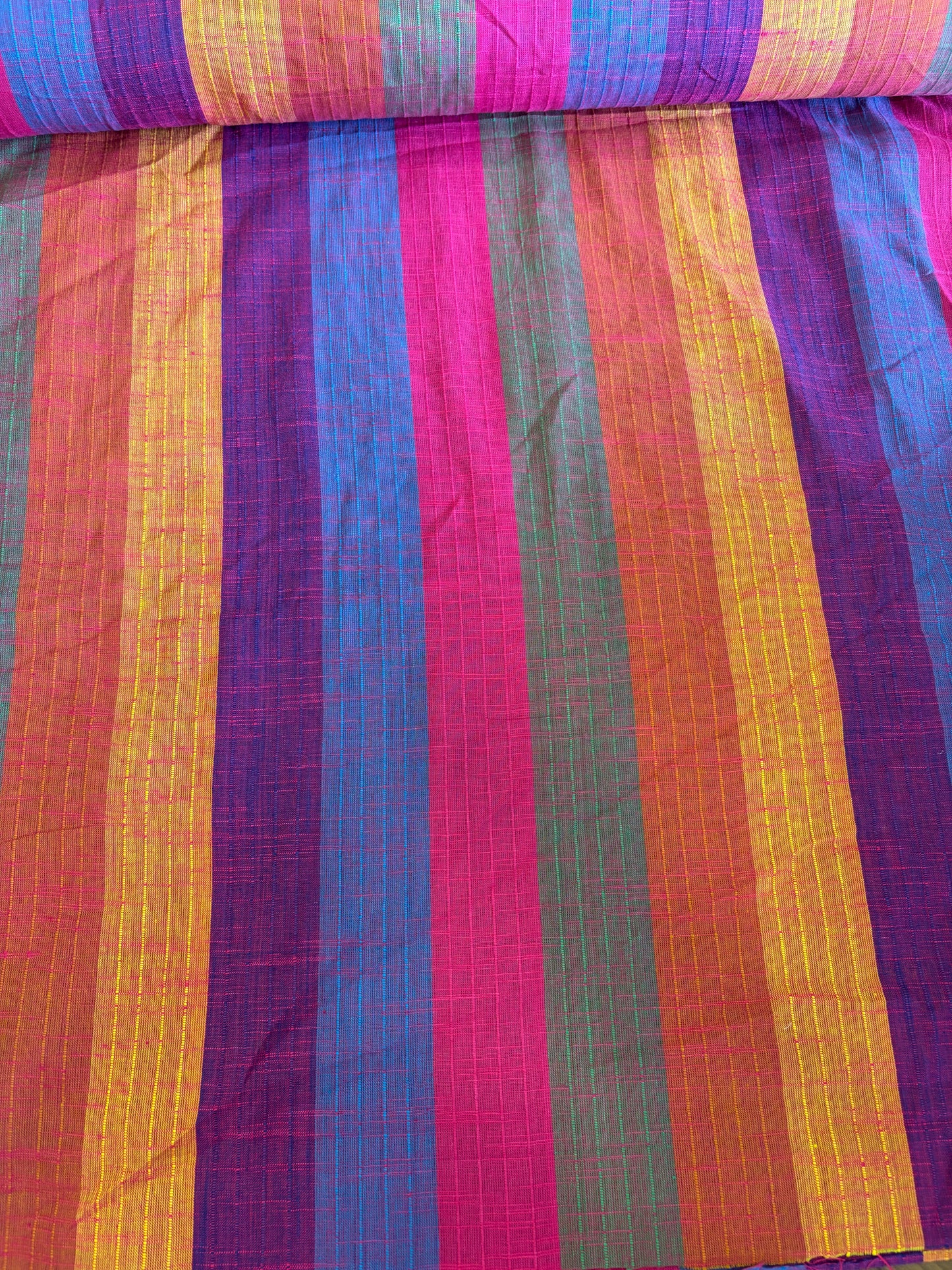 Pure handloom fabric in stripe