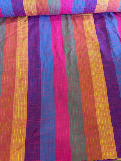 Pure handloom fabric in stripe