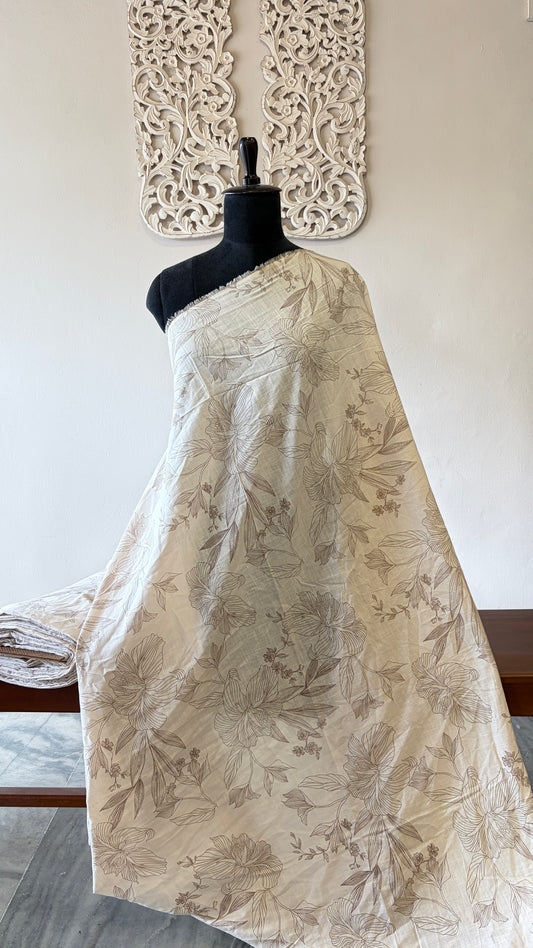 Printed Slub cotton
