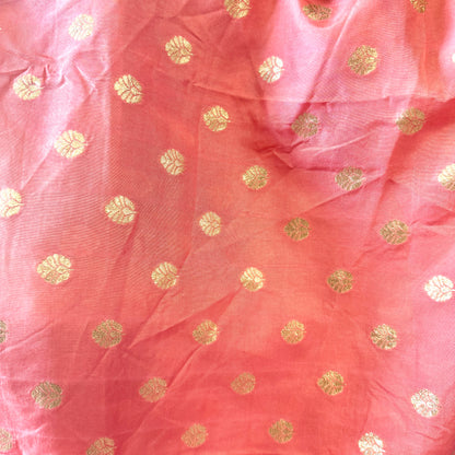 RUSSIAN SILK WITH ZARI BUTTA