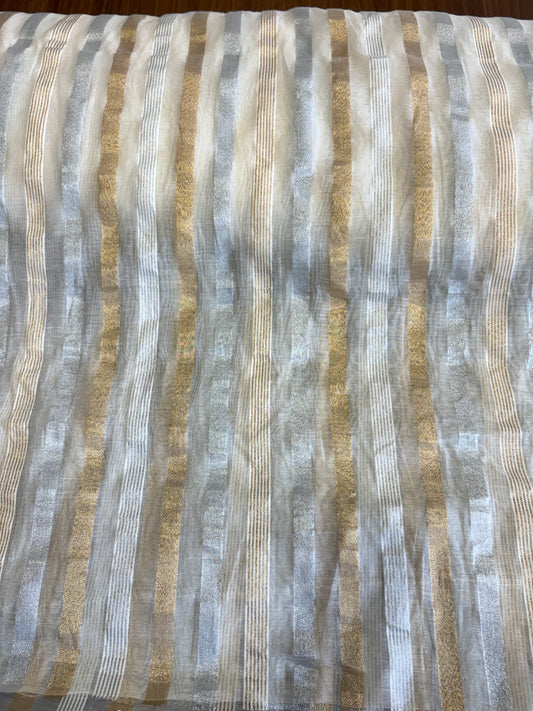 Chanderi tissue(Dyeable)