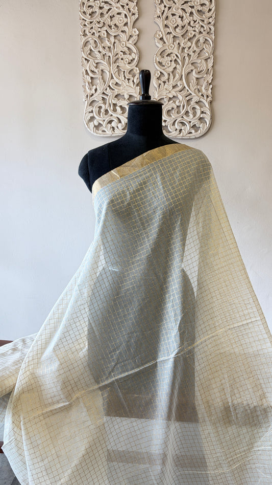 Chanderi tissue(Dyeable)