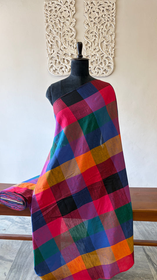 Madras check (Handloom) shade 02