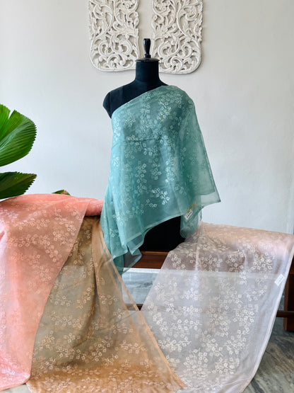 Nylon Organza embroidery