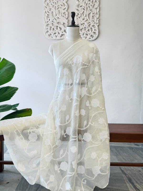 BANARASI CHANDERI APPLIQUE