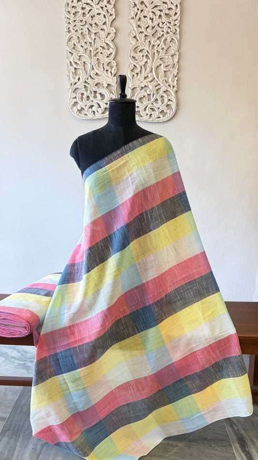 Yarn dyed cotton checks