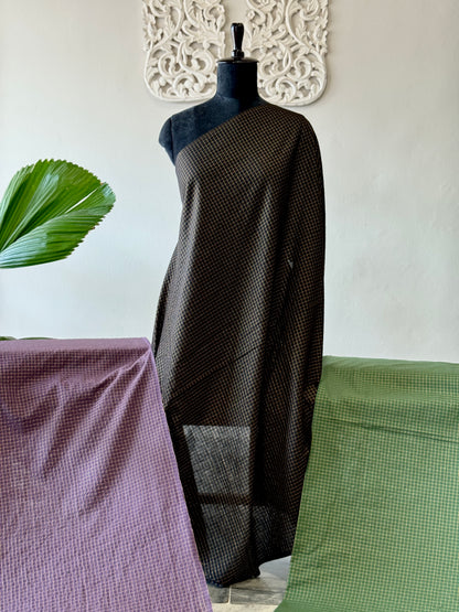 HANDLOOM LUREX CHECK