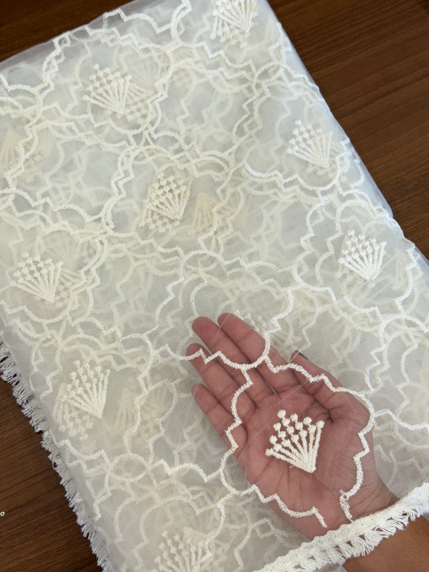 Dyeable Net Dupatta