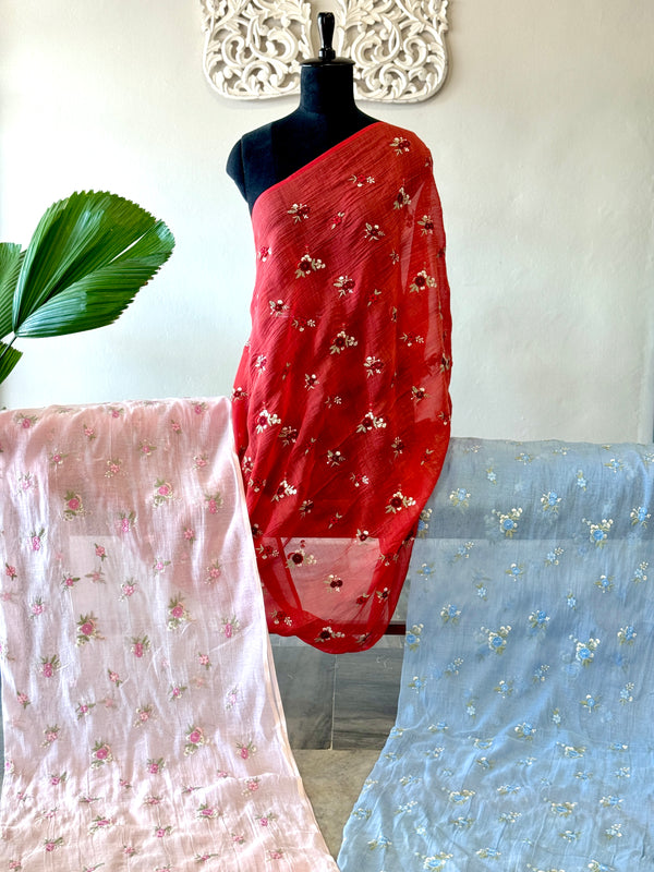 Banarasi Mulchanderi embroidery