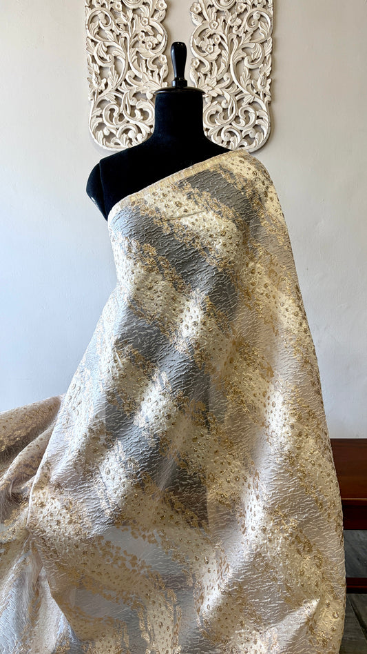 Turkish organza Diagonal stripe pattern
