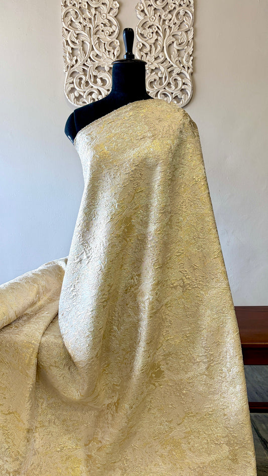 Turkish organza gold and ivory