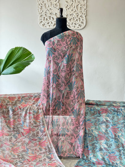 PRINTED SHIMMER GEORGETTE