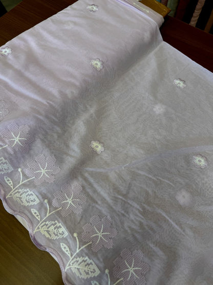 Pure Rubia cotton embroidery