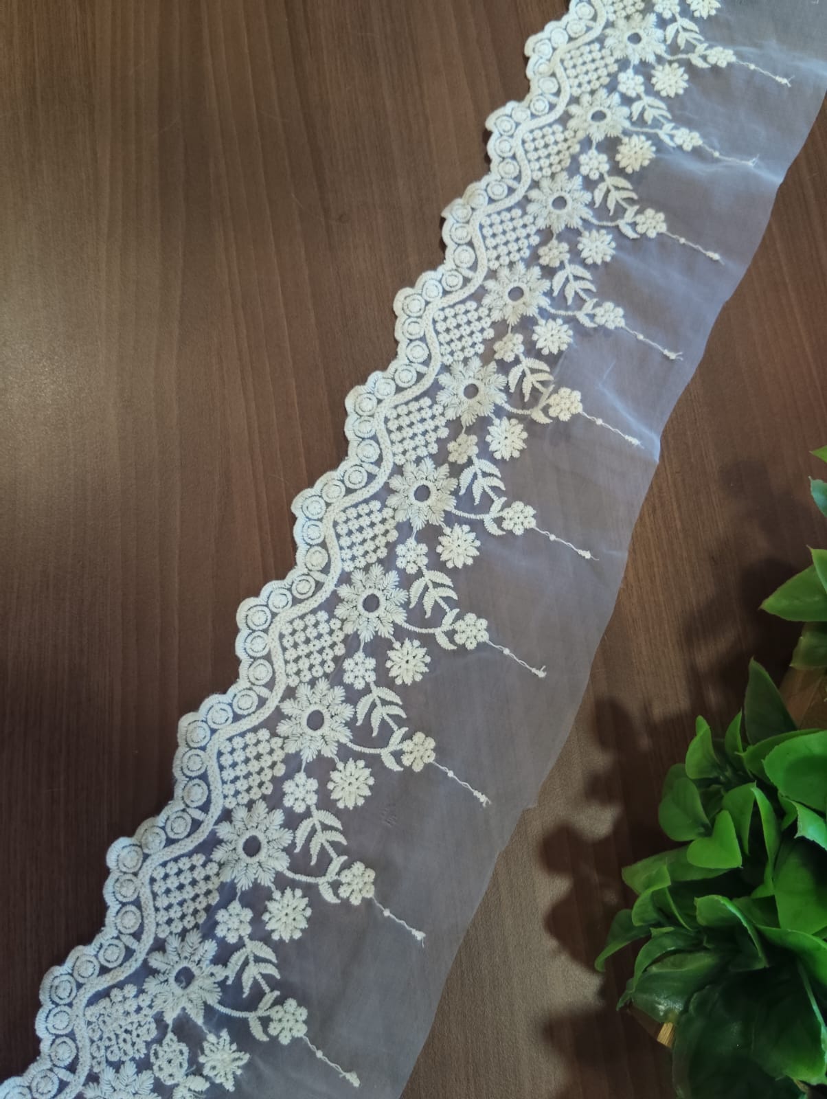 Dyeable Organza Lace