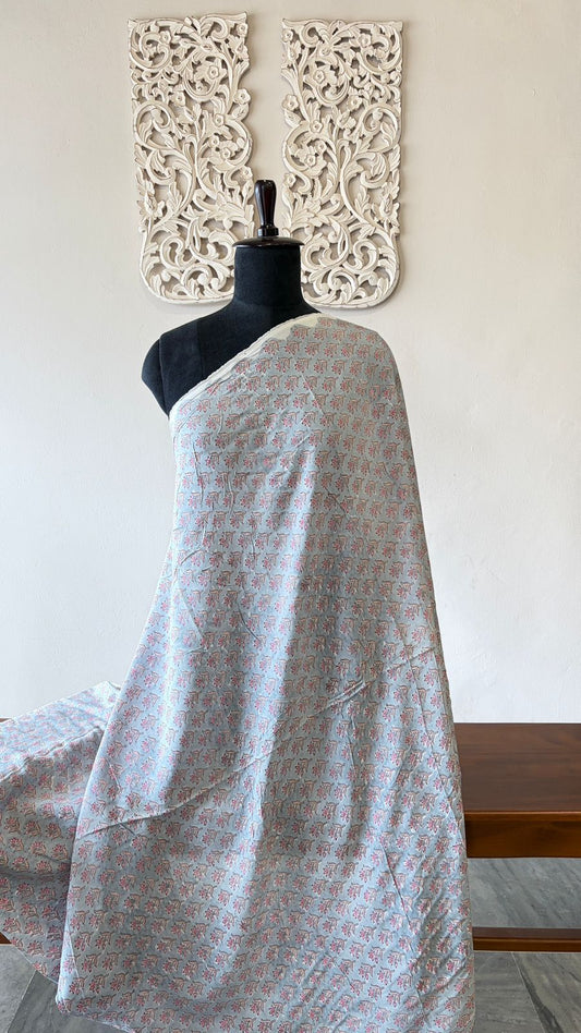 Handblock on pure muslin