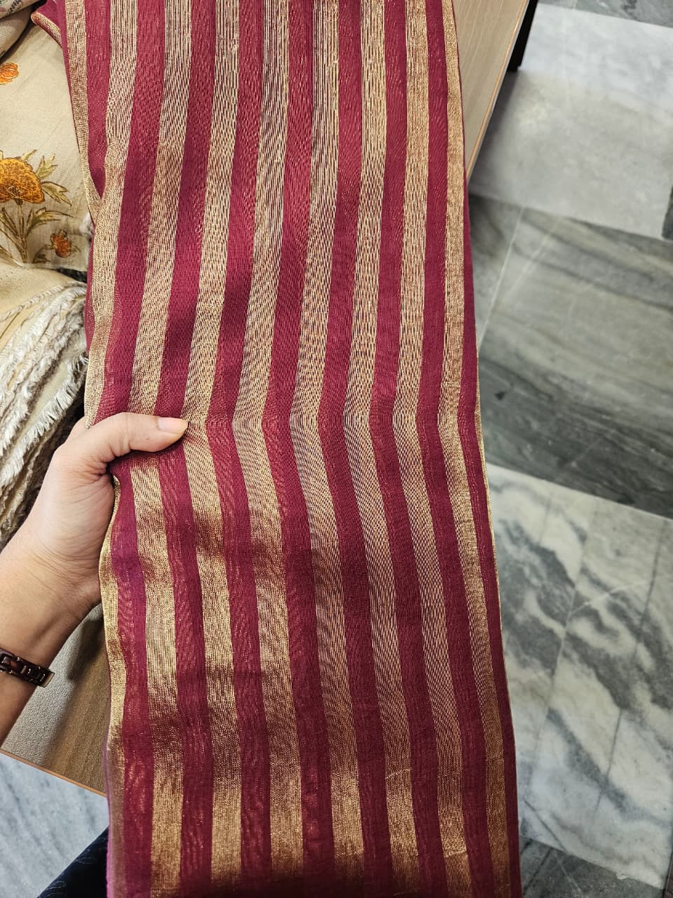 CHANDERI TISSUE STRIP