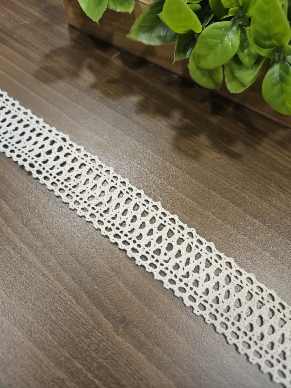 Dyeable Crochet Lace cream