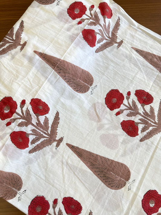 Pure hand block fabric