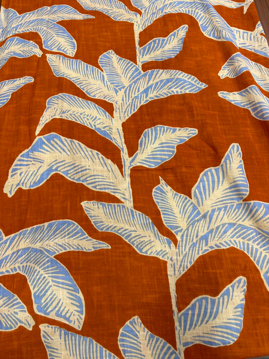 Printed Slub cotton